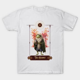 "The Hermit" Frog Tarot Card T-Shirt